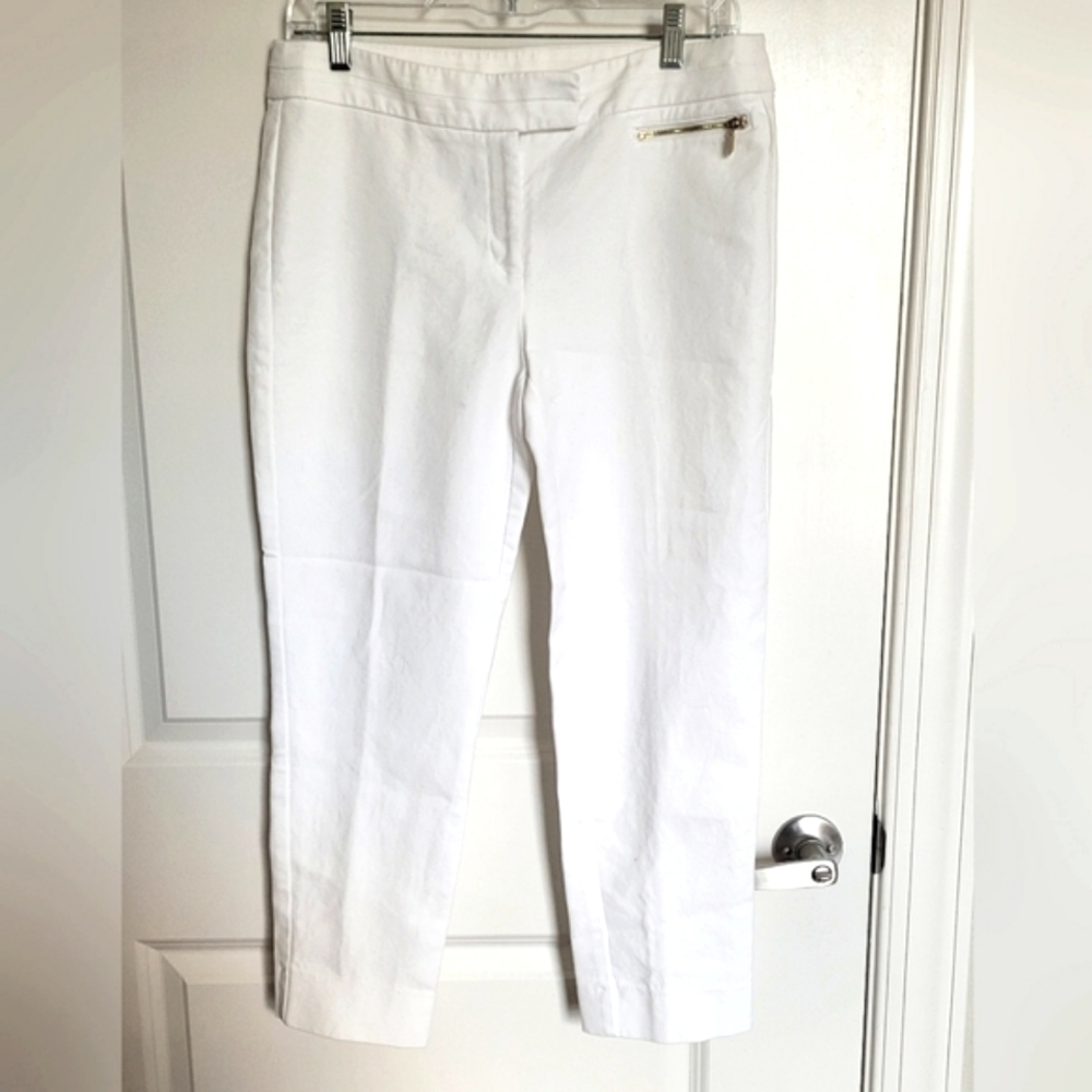 WHITE ANN KLEIN SLACKS SZ 6